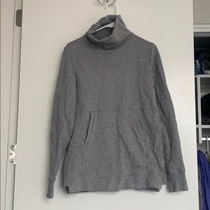 Lululemon cowl neck sweatshirt gray